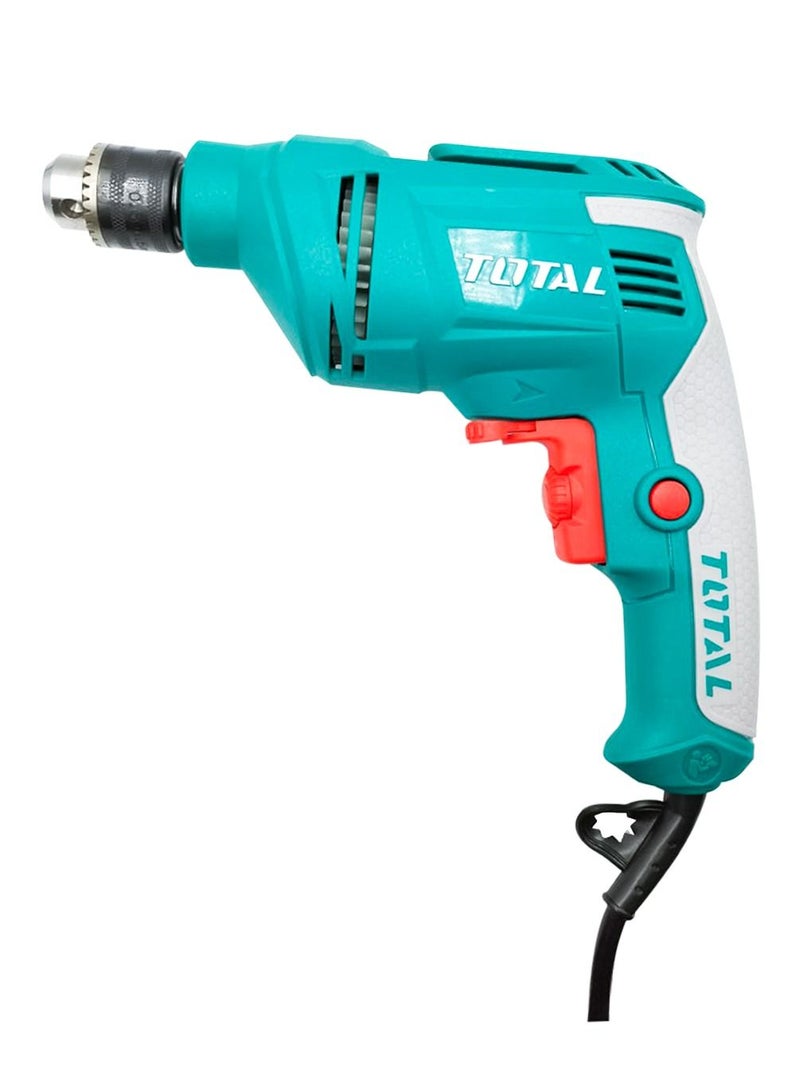 TOTAL TOTAL Premium Quality 450W Electric Drilling machine (Wired) 220-240V / 450W / no load speed 0-4300/min, 6.5mm drilling speed in steel and 20 mm in Wood. - TD4506-80 - Image 5