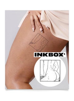 inkbox Inkbox Temporary Tattoos, Semi-Permanent Tattoo, One Premium Easy Long Lasting, Water-Resistant Temp Tattoo with For Now Ink - Lasts 1-2 Weeks, Sneak Peek, 3 x 3 in 