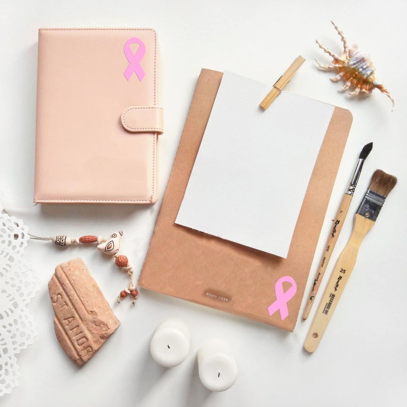 Fundraising For A Cause 250 Pink Ribbon Awareness Stickers, Breast Cancer Awareness Ribbon Stickers for Awareness Events, Support Groups, Fundraisers and More! - Image 4