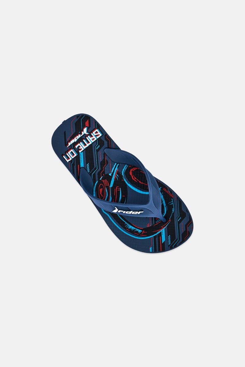 RIDER Kids Boy Street Joy Dedo Slip On Slippers, Multicolor - Image 4