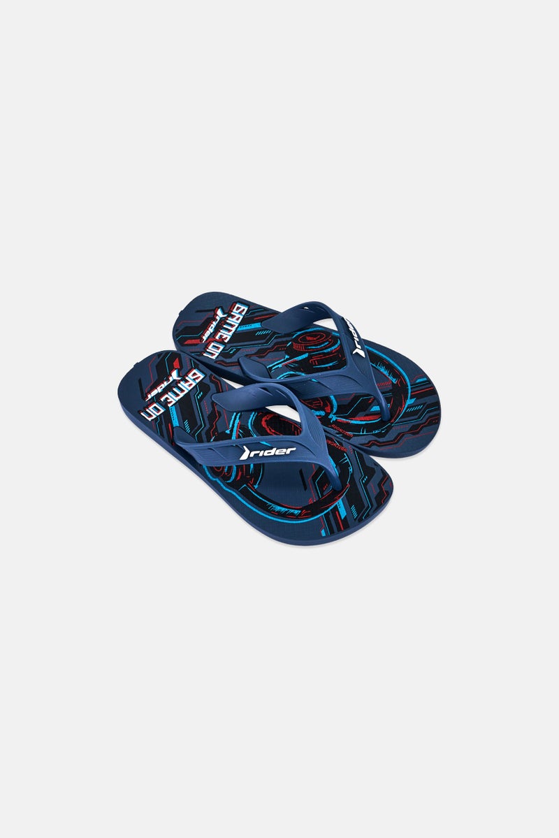 RIDER Kids Boy Street Joy Dedo Slip On Slippers, Multicolor - Image 2