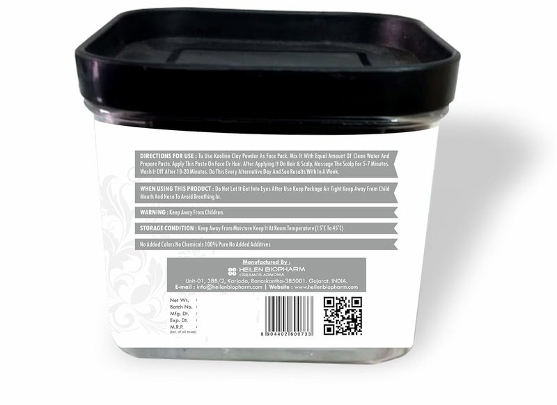 Heilen Biopharm Heilen Biopharm Kaolin Clay Powder For Radiant Skin 75 g Pack of 1  - Image 3