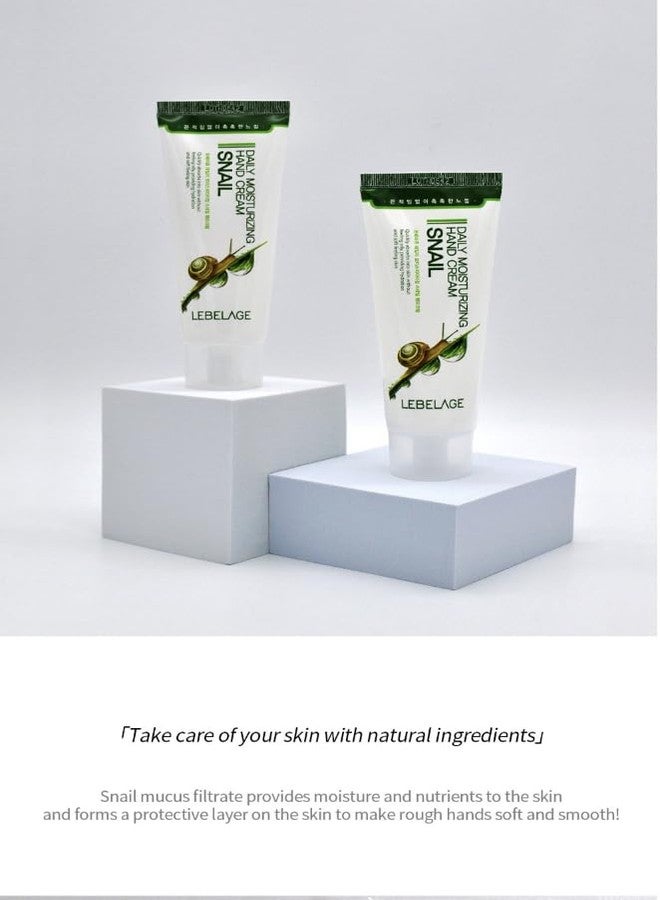 ليبلاج كريم ليبيلاج المرطب اليومي لليدين بخلاصة الحلزون 3.38 أونصة سائلة | مرطب خفيف لليدين مع خلاصة الحلزون | كريم سريع الامتصاص ليدين ناعمتين وملساء | روتين العناية اليومية بالبشرة - Image 4