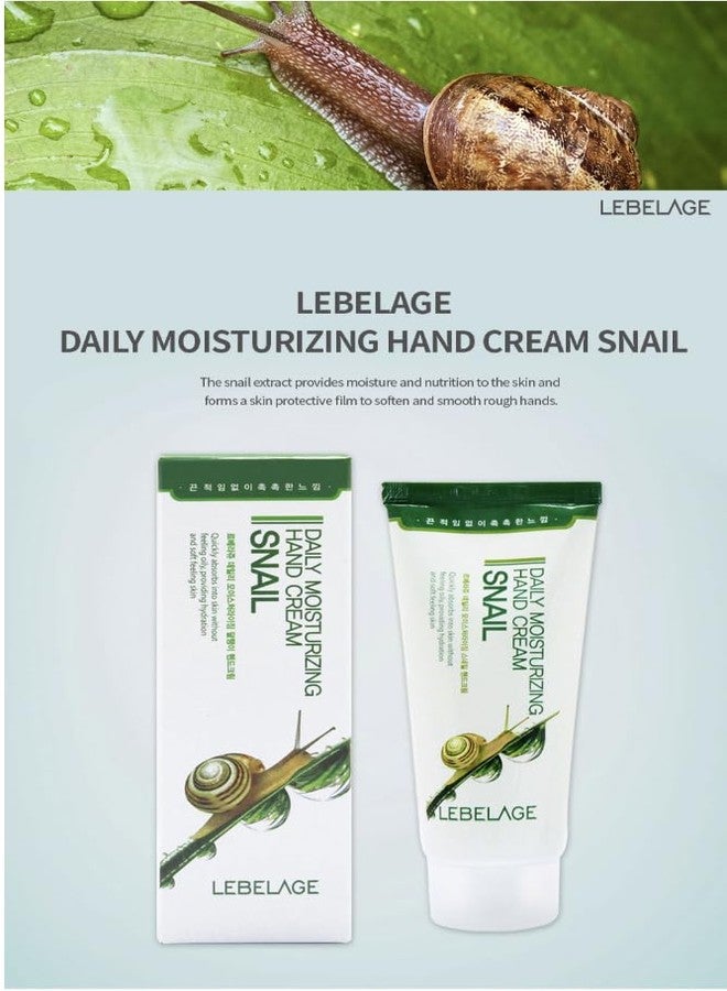 ليبلاج كريم ليبيلاج المرطب اليومي لليدين بخلاصة الحلزون 3.38 أونصة سائلة | مرطب خفيف لليدين مع خلاصة الحلزون | كريم سريع الامتصاص ليدين ناعمتين وملساء | روتين العناية اليومية بالبشرة - Image 2