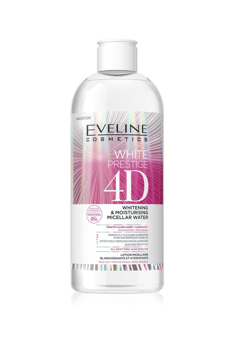 Eveline Eveline Cosmetics White Prestige 4D Whitening & Moisturizing Micellar Water 400ml