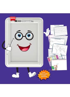 Buffer Educational Magic Activity Board with 32 Different Activities, Pen and Eraser Gift  - Image 1