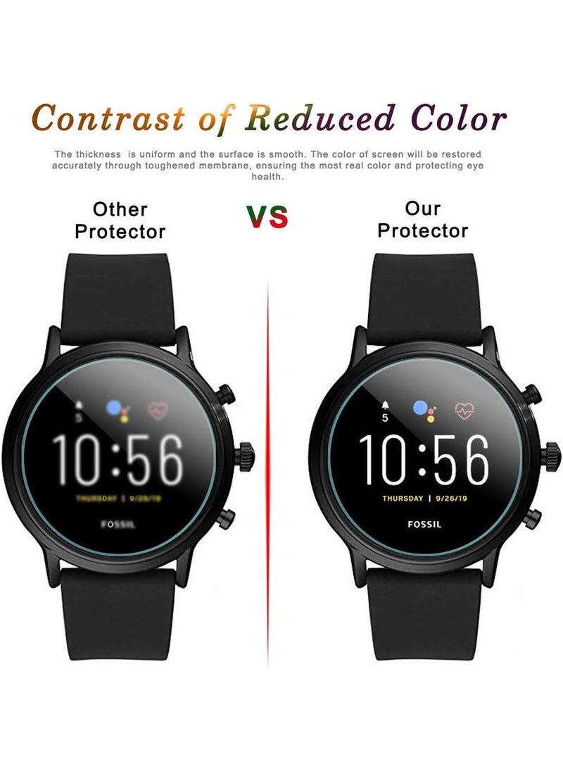 Y&D 4Piece For Fossil Gen5E 44mm HD Tempered Watch Glass Film - Image 2
