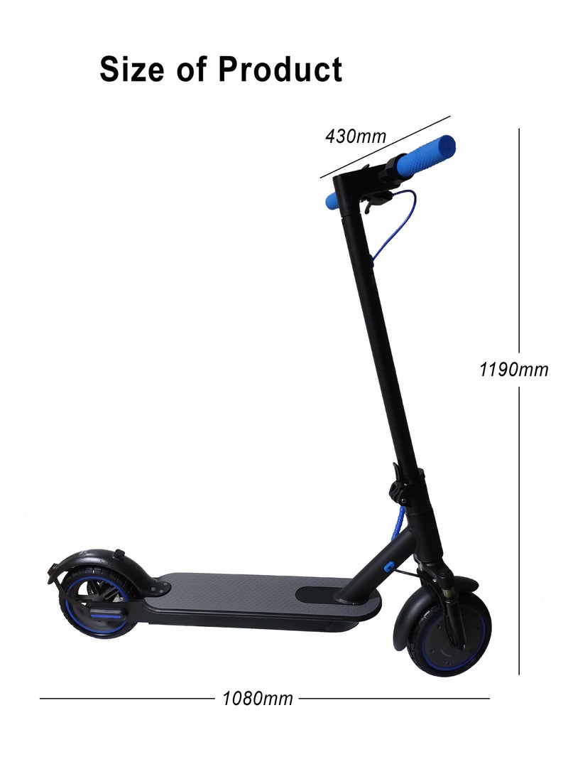 ROHAN WINGS - Folding Electric Skating Scooter with Shock Absorber 15-70KM/H Speed Bluetooth App Control for Adults Scooter Black/Blue - Image 1