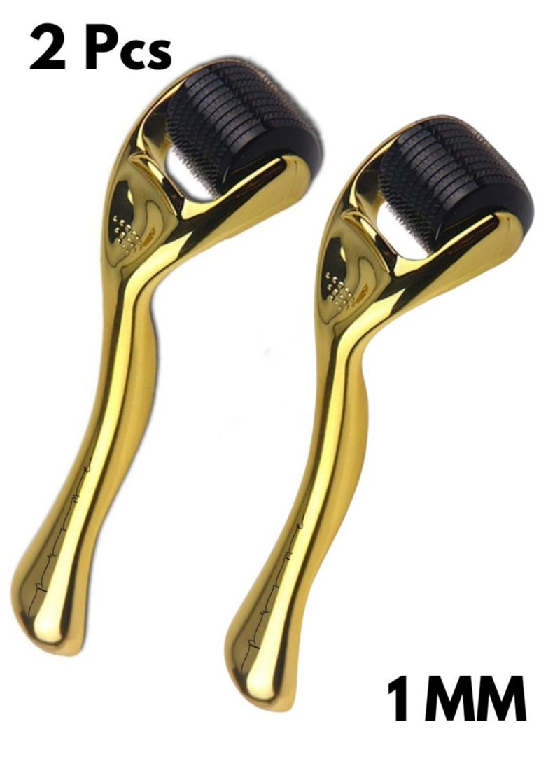 برايم بي جافاودان ديرما رولر 1 ملم لنمو الشعر تيتانيوم 540 إبرة للبشرة - 2 قطعة - Image 1