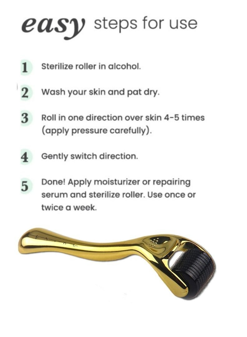 برايم بي جافاودان ديرما رولر 1 ملم لنمو الشعر تيتانيوم 540 إبرة للبشرة - 2 قطعة - Image 5