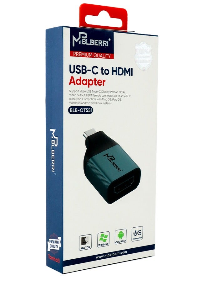 mpBLBERRI USB C to HDMI Adapter - Image 5