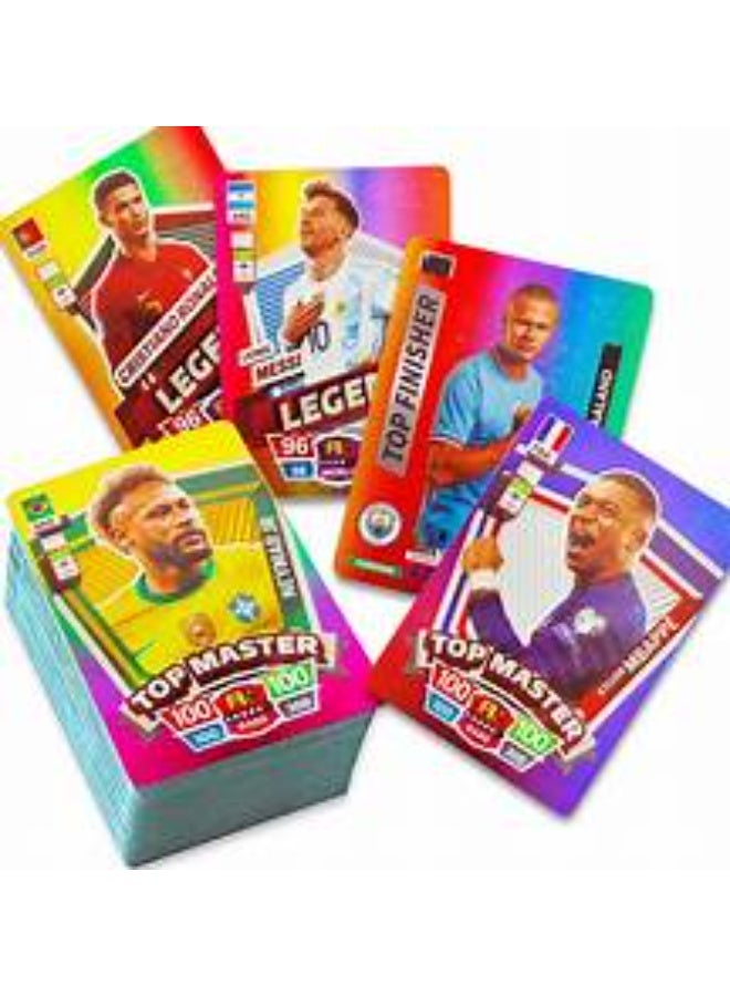Football Player Collectible Cards Set, Premium Soccer Trading Cards Collection, Sports Memorabilia Gift for Kids, Teens and Adult Collectors - Image 1