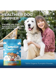 Buddy Pumpkin Powder for Dogs Natural Source of Fiber and Nutrients Supports Healthy Digestion and Well Being 200g  - Image 3