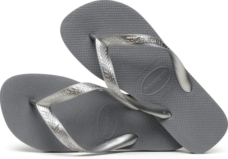 havaianas Top Tiras Women's Gray Flip-Flops 4137428-5178