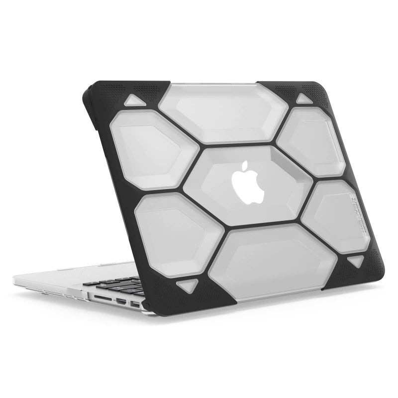 IBENZER Compatible with MacBook Pro 13 Inch Case 2015 2014 2013 2012 A1502 A1425 Heavy Duty Protective Hard Shell Case Cover for Old Version Apple Mac Pro Retina 13 Clear HR13CYCL