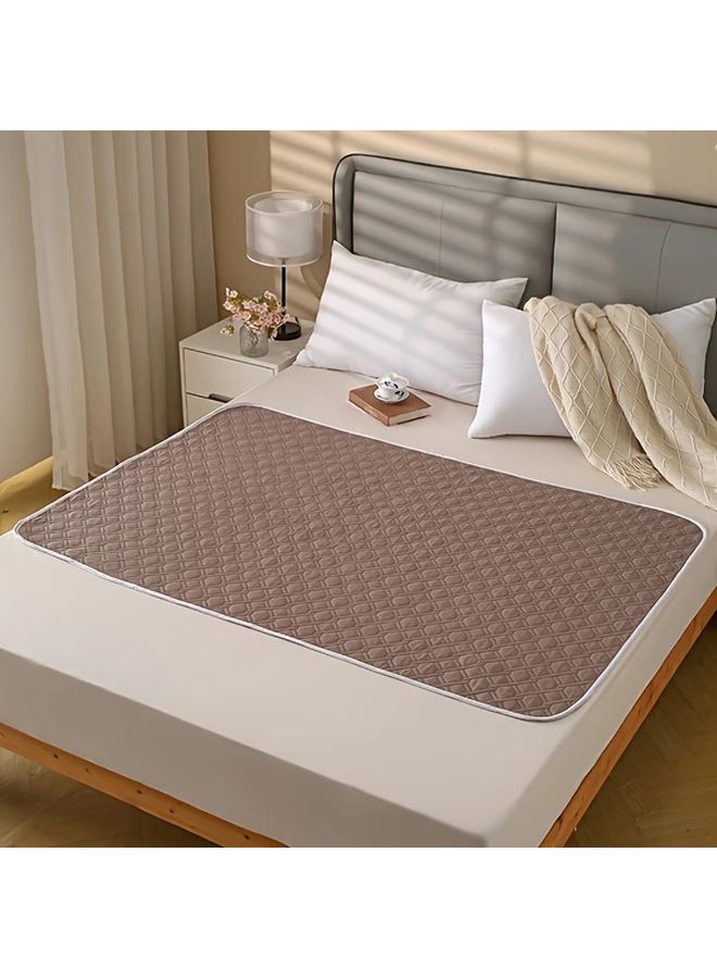 Black Coffee Washable Leakproof Mattress Protector 35x45cm Non Slip Bed Cover - Image 3