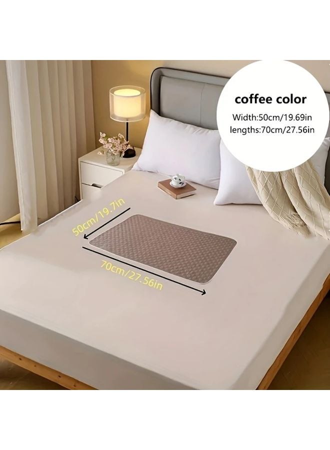 Black Coffee Washable Leakproof Mattress Protector 35x45cm Non Slip Bed Cover - Image 5