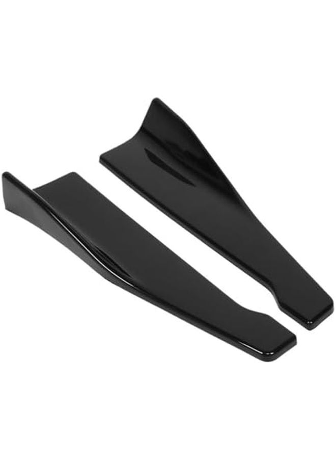 Gloss Black Universal Car Side Skirt Bumper Spoiler Splitter Protector For Seat Leon Mk1 Peugeot 307 Cc - Image 2