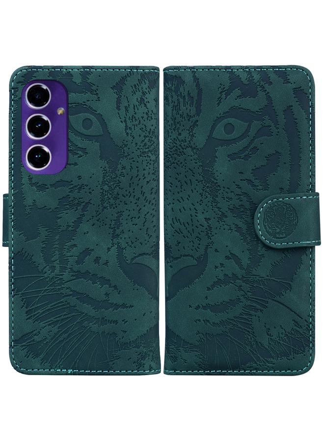 S-TOP Case For Samsung Galaxy A16 5G Tiger Embossing Pattern Flip Leather Phone Case - Image 1