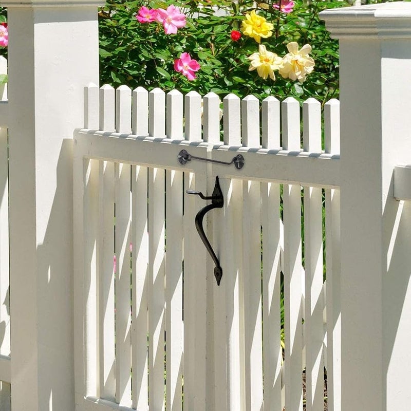 16 Inch Stainless Steel Cabin Hook Eye Latch For Door Blinds Window Sliding Barn Shed - Image 4