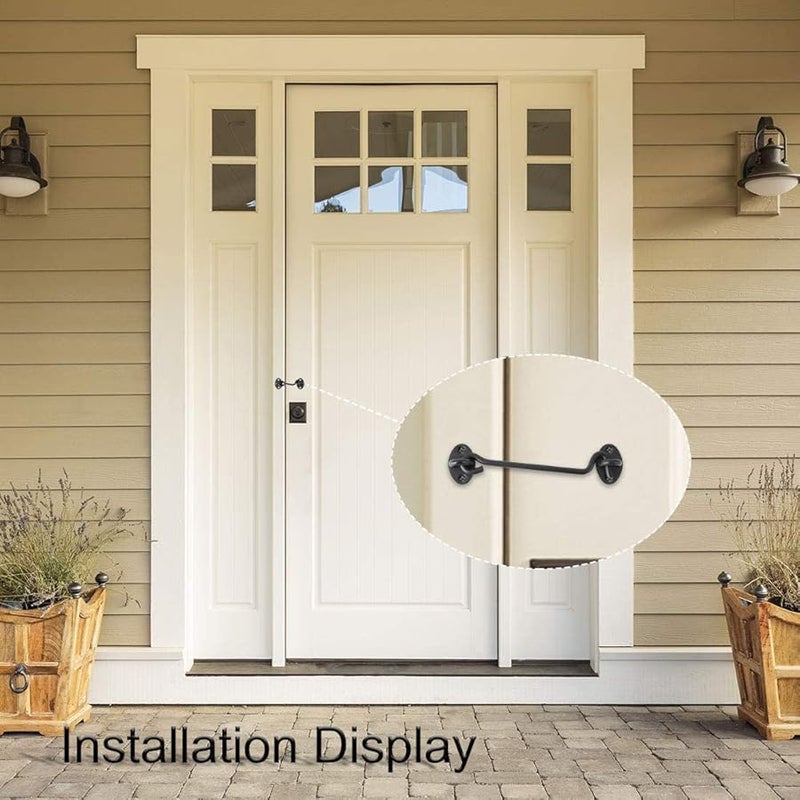 16 Inch Stainless Steel Cabin Hook Eye Latch For Door Blinds Window Sliding Barn Shed - Image 3