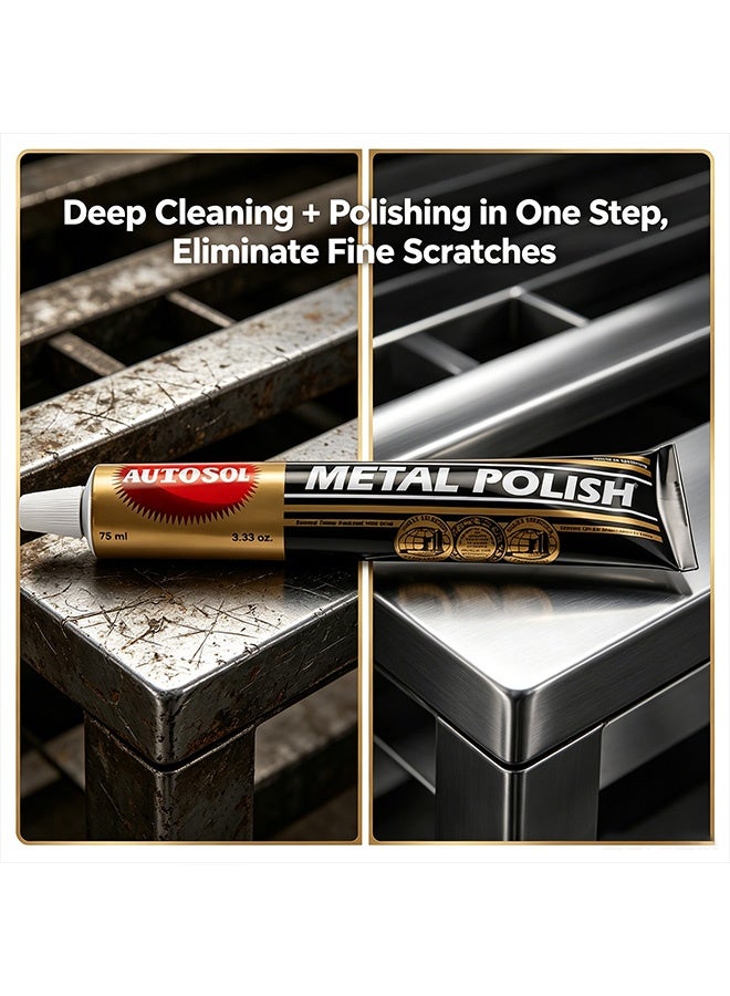 Autosol Metal Polish for Chrome Copper Brass and More, 75ml - Image 4
