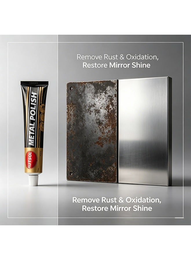 Autosol Metal Polish for Chrome Copper Brass and More, 75ml - Image 2