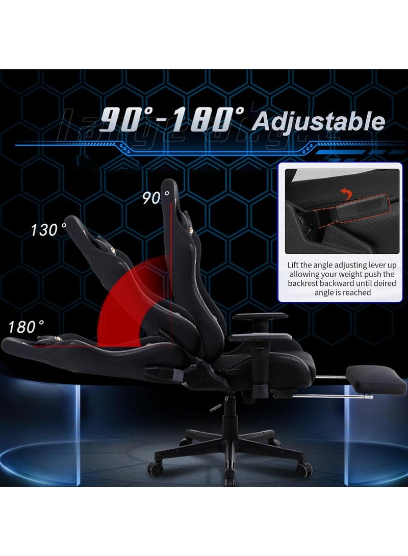 Generic Gaming Chair ,Office Chair,Computer Chair,Ergonomic ,Office Chairs for Adults Gamer Chair with Headrest and Lumbar Support Adjustable Office Chair  with Footrest  - Image 3
