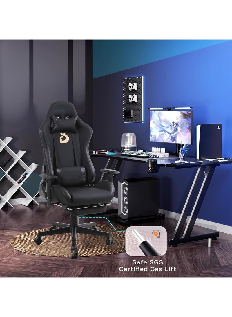 Generic Gaming Chair ,Office Chair,Computer Chair,Ergonomic ,Office Chairs for Adults Gamer Chair with Headrest and Lumbar Support Adjustable Office Chair  with Footrest  - Image 4