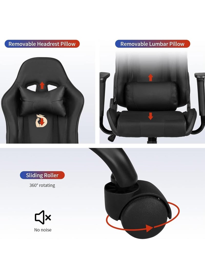 Generic Gaming Chair ,Office Chair,Computer Chair,Ergonomic ,Office Chairs for Adults Gamer Chair with Headrest and Lumbar Support Adjustable Office Chair  with Footrest  - Image 5