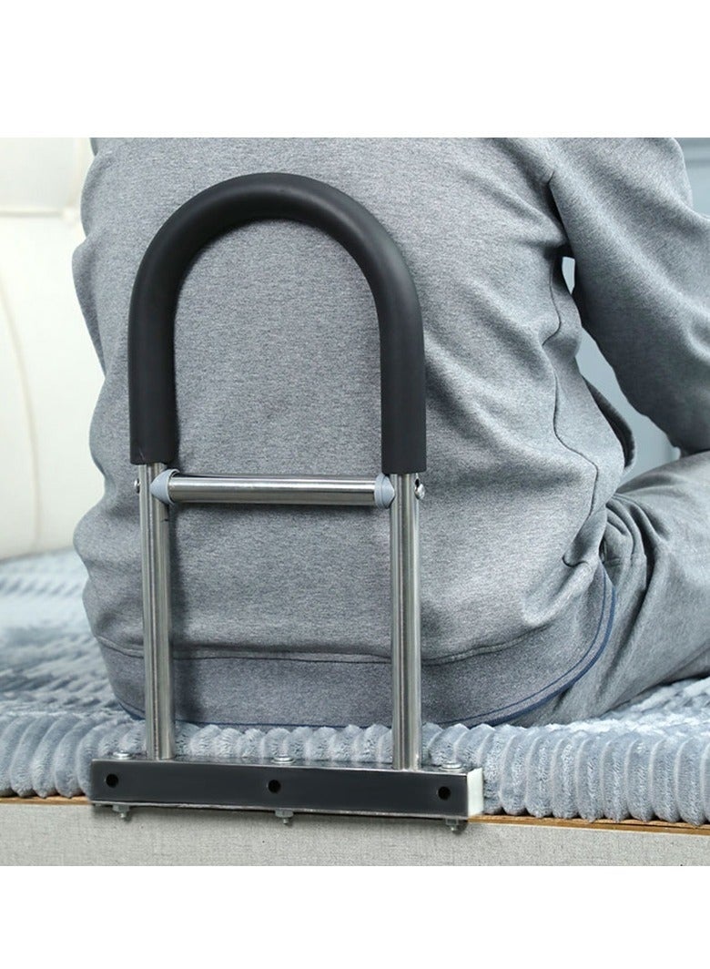 Arabest Bed Assist Rail Adult Bedside Standing Bar for Seniors Elderly Handicap Adjustable Fall Prevention Safety Handle Guard Long Hand Bedrail Grab Bar Cane - Image 3