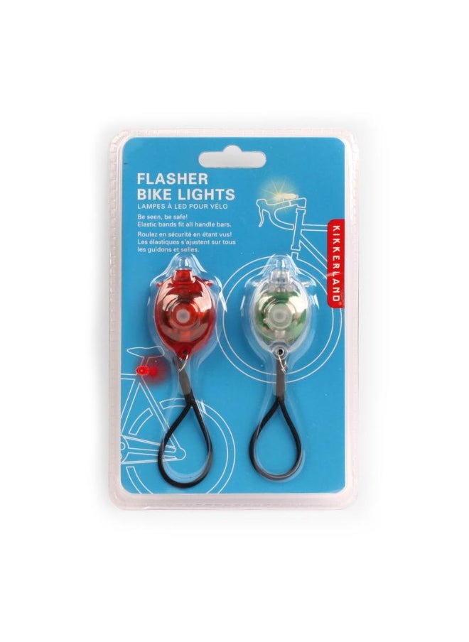 KIKKERLAND Bike Lights Set Of 2 
