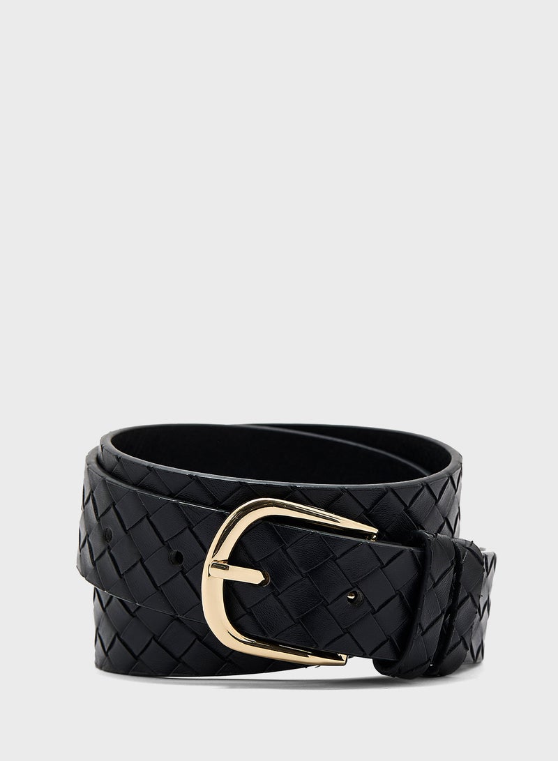 Ginger Weave Textured Belt  - Image 1