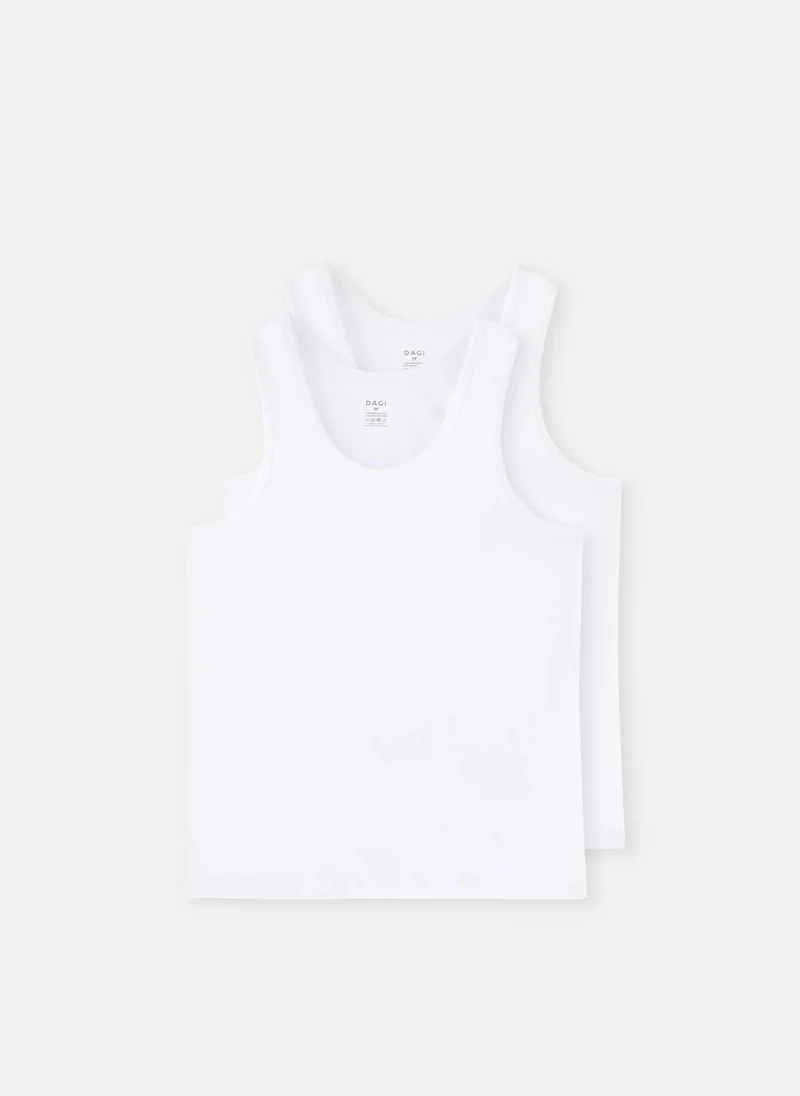 dagi 2 Pack Tank Top U-neck Supreme Underwear