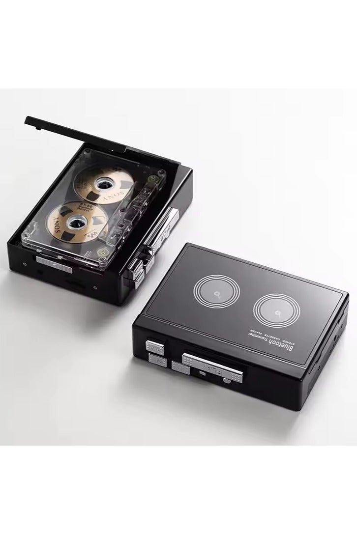 Outdoor Retro Nostalgic Radio Portable Cassette Tape Player Wireless BT Speaker With Play/Fast Forward/Rewind/Auto Flip Function - Image 1