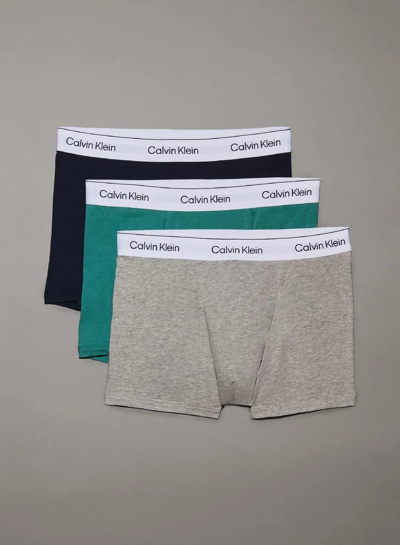 3 Pack Trunks - Icon Cotton Stretch