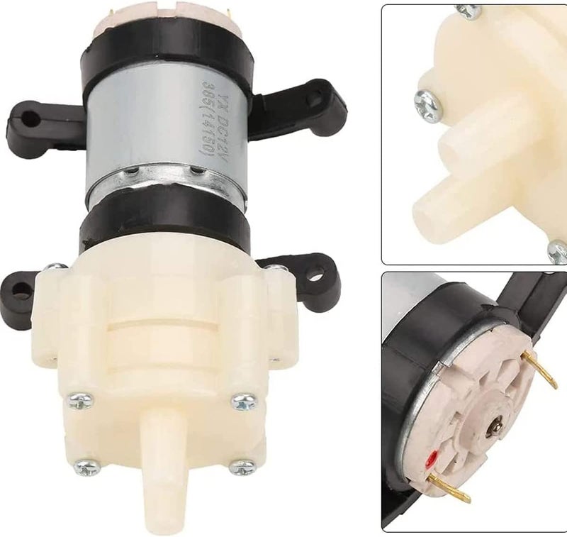 ROBOMALLS ™ DC 6-12V R385 Mini Water Cooled Water Pump Air Diaphragm Pump, for Tea Machine Aquarium Fish Tank 1.5-2Lmin - Image 2