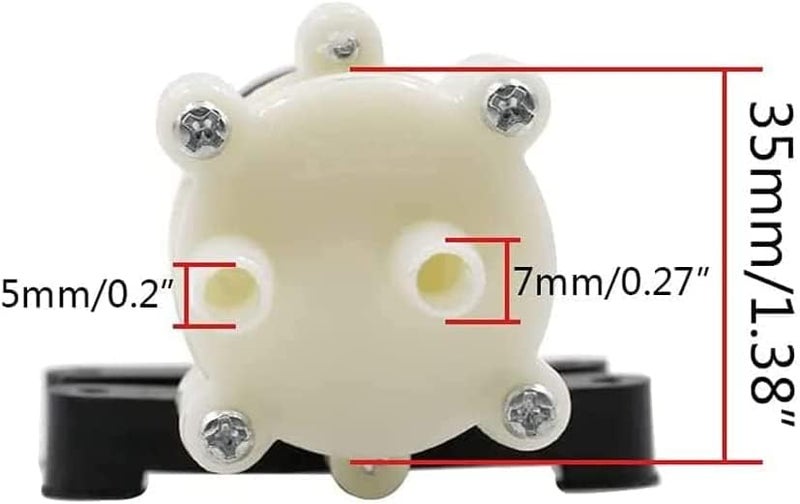 ROBOMALLS ™ DC 6-12V R385 Mini Water Cooled Water Pump Air Diaphragm Pump, for Tea Machine Aquarium Fish Tank 1.5-2Lmin - Image 1