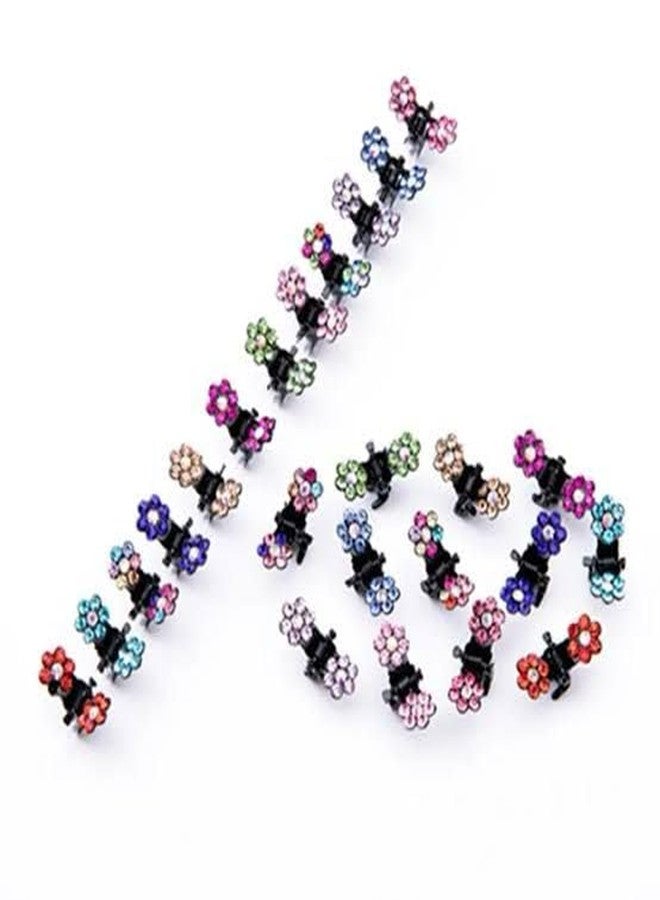 FREEBIES Mini Flower Hair Clutcher Combo | Fancy Hair Clip for Women | Non Slip Hair Catcher for Party & Daily Use (Pack of 12) - Image 1