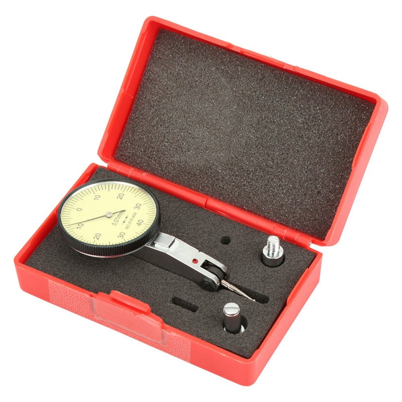 OZO Dial Indicator 38mm Diameter 0.01mm Graduations - Durable High Sensitivity Precision Tool with Automatic Return - for Narrow or Concave Measurement - Image 2