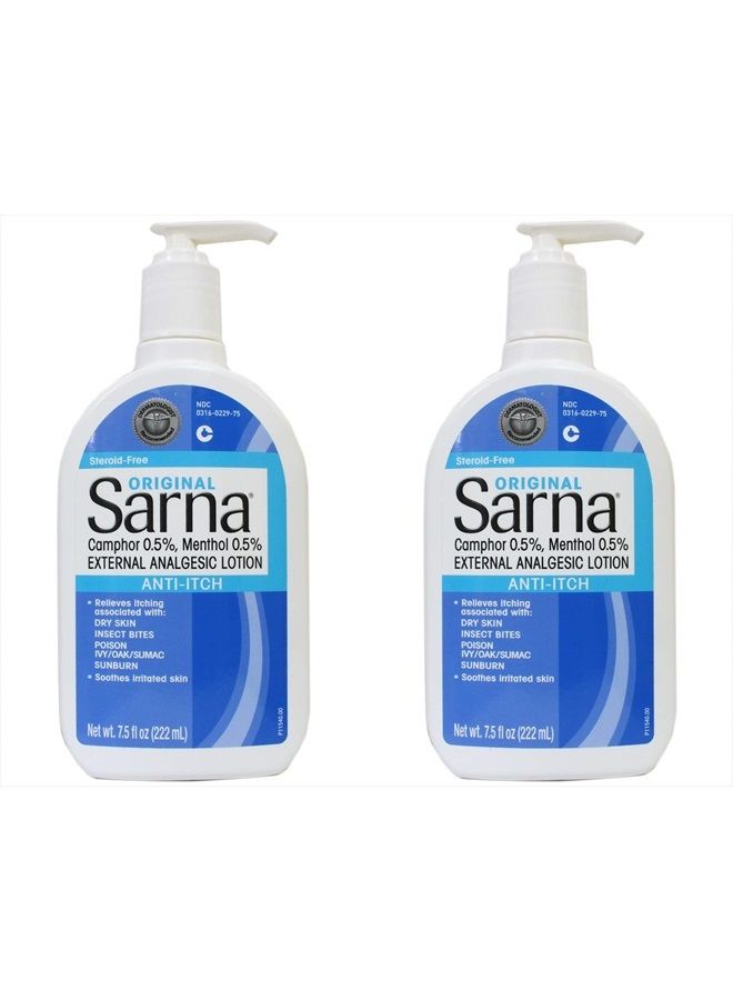 Sarna Anti-Itch Lotion Original 7.50 oz (Pack of 2) - Image 1