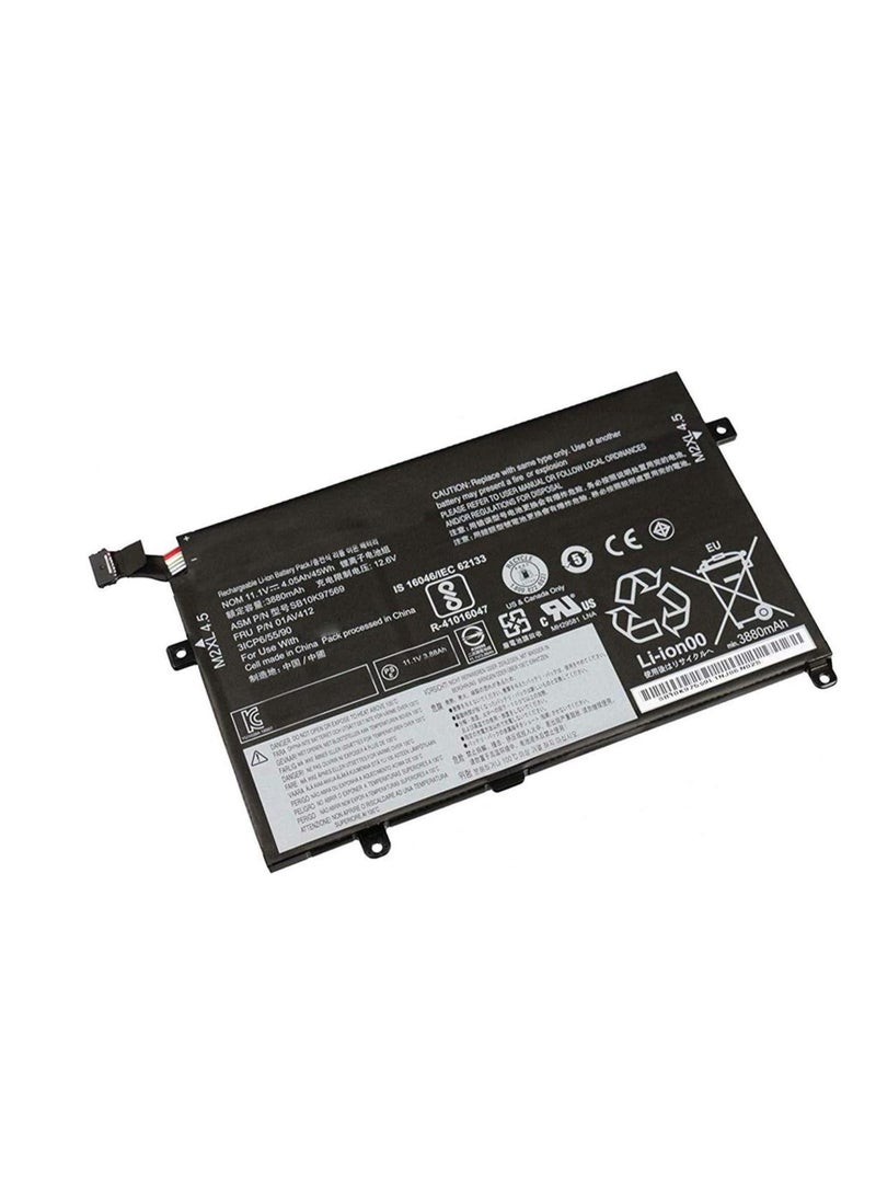 01AV411 01AV412 01AV413 Laptop Battery for Lenovo ThinkPad E470 E470C E475 Series SB10K97568 SB10K97569 SB10K97570 3ICP6/54/90 3ICP6/55/90 3INP6/54/91 11.1V 45Wh