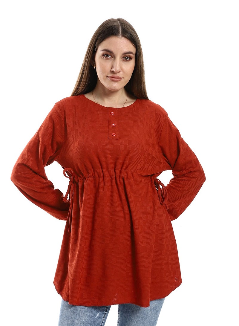 Caesar Women Plain Blouse With Long Sleeves  - Image 1