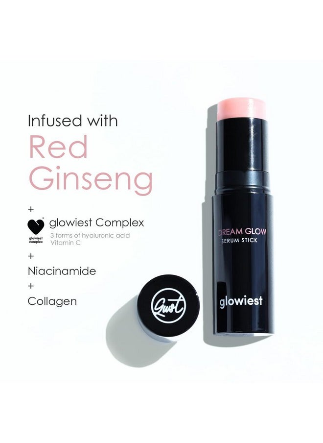 glowiest - Dream Glow Serum Stick Ginseng + Collagen Daily Hydrating Booster For Face Lips Eyes Neck Body And Nail Highly Concentrated Treatment Korean Skincare 0.37 Oz. 10.5G - Image 1