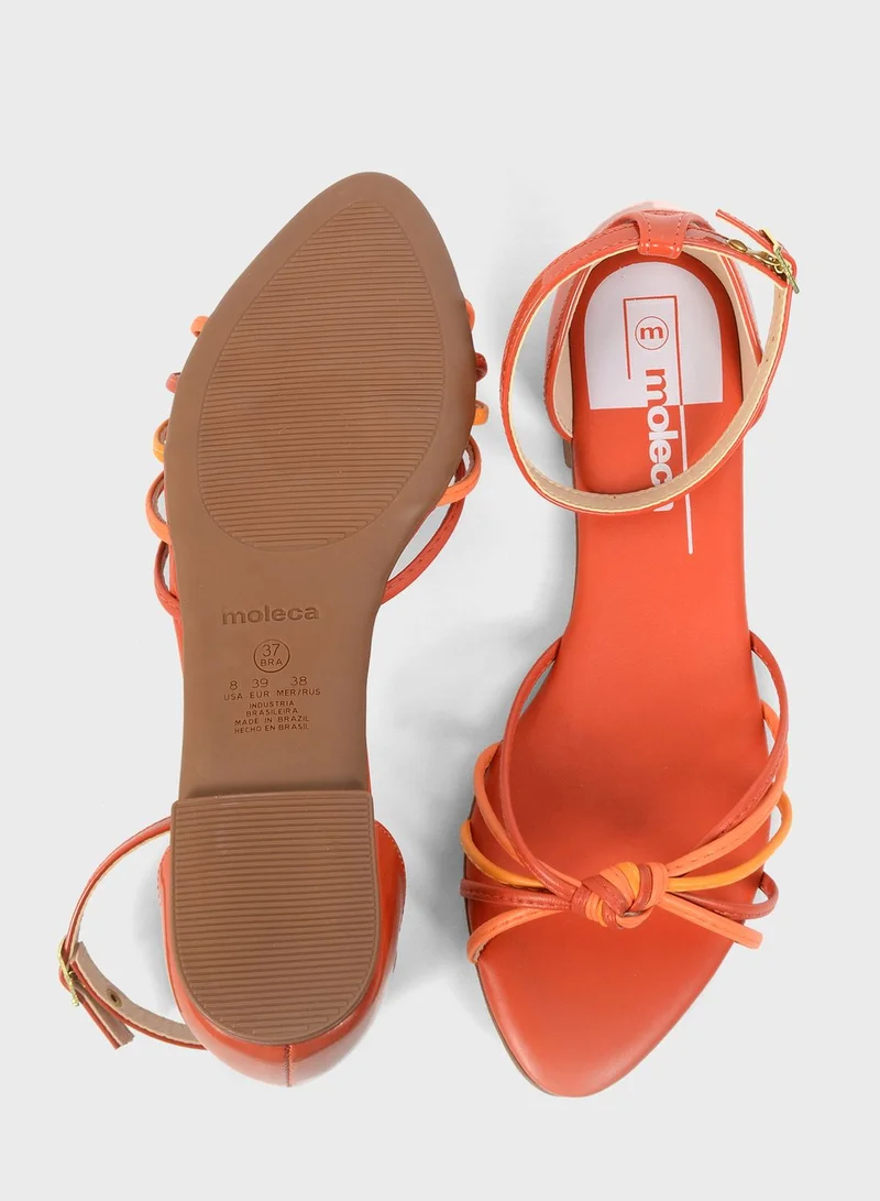 MOLECA Multi Strap Flat Sandals