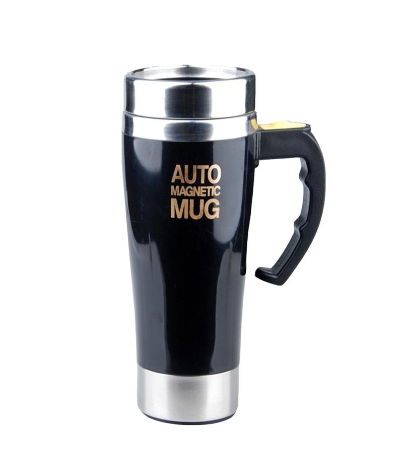 Mengshen Self Stirring Coffee Cup Stainless Steel Mug - Image 2