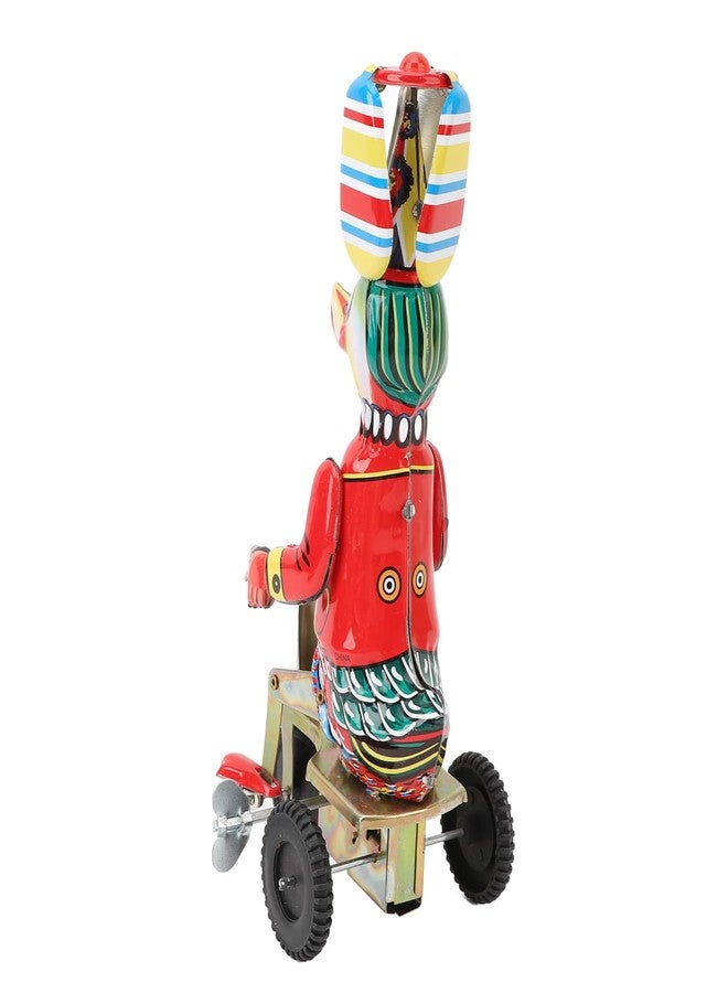 Segrehy Wind Up Duck on Bike Toy, Vintage Retro Clockwork Tin Toy for Adult Collections & Home Office Desk Decor, Handmade Delicate Mechanical Plaything, Unique Nostalgic Gift for Collectors - Image 3