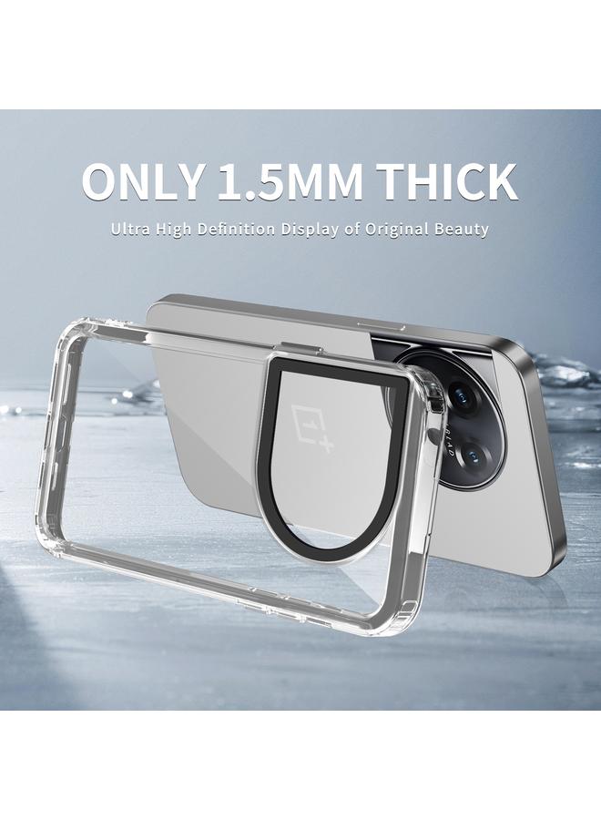 اس-توب جراب لهاتف OnePlus 11/11R/Ace 2 مصنوع من مادة الأكريليك الشفافة + TPU المقاوم للصدمات - Image 2