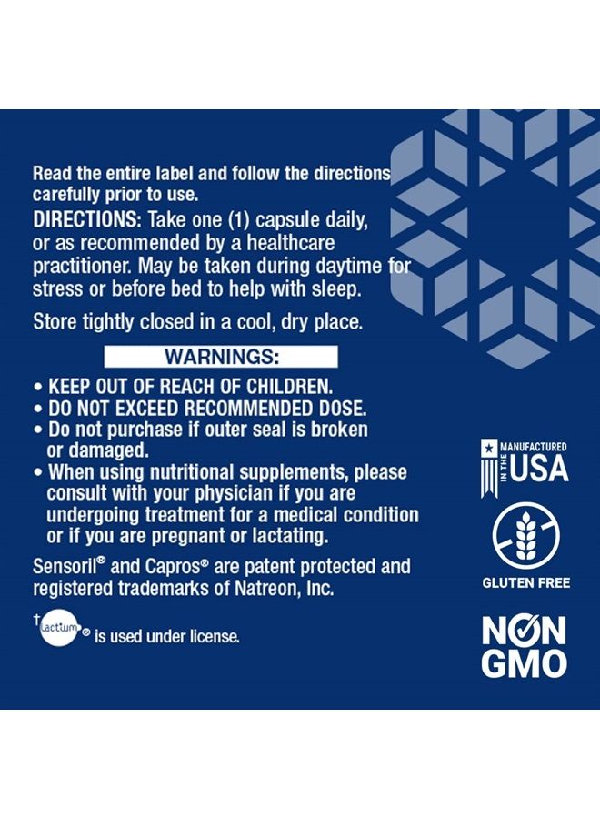 Life Extension Enhanced Sleep without Melatonin - Melatonin Free Sleep Support Supplement with Ashwagandha, Amla Extracts & Casein Milk Peptides – Gluten-Free, Non-GMO, Vegetarian – 30 Capsules - Image 3