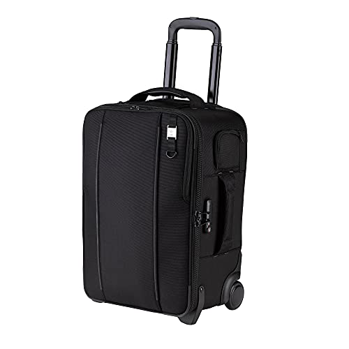Tenba Roadie Carry-on Compatible Roller 21 Rolling case for DSLR and Mirrorless Cameras and Lenses Plus a 17-inch Laptop – Black (638-712) - Image 1